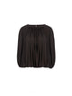 Wrapped Bloom Pleated Midi Dress