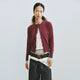 Fringed Wool Blend Tie-Front Cardigan