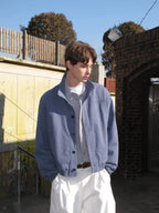 Washed Cotton Harrington Jacket