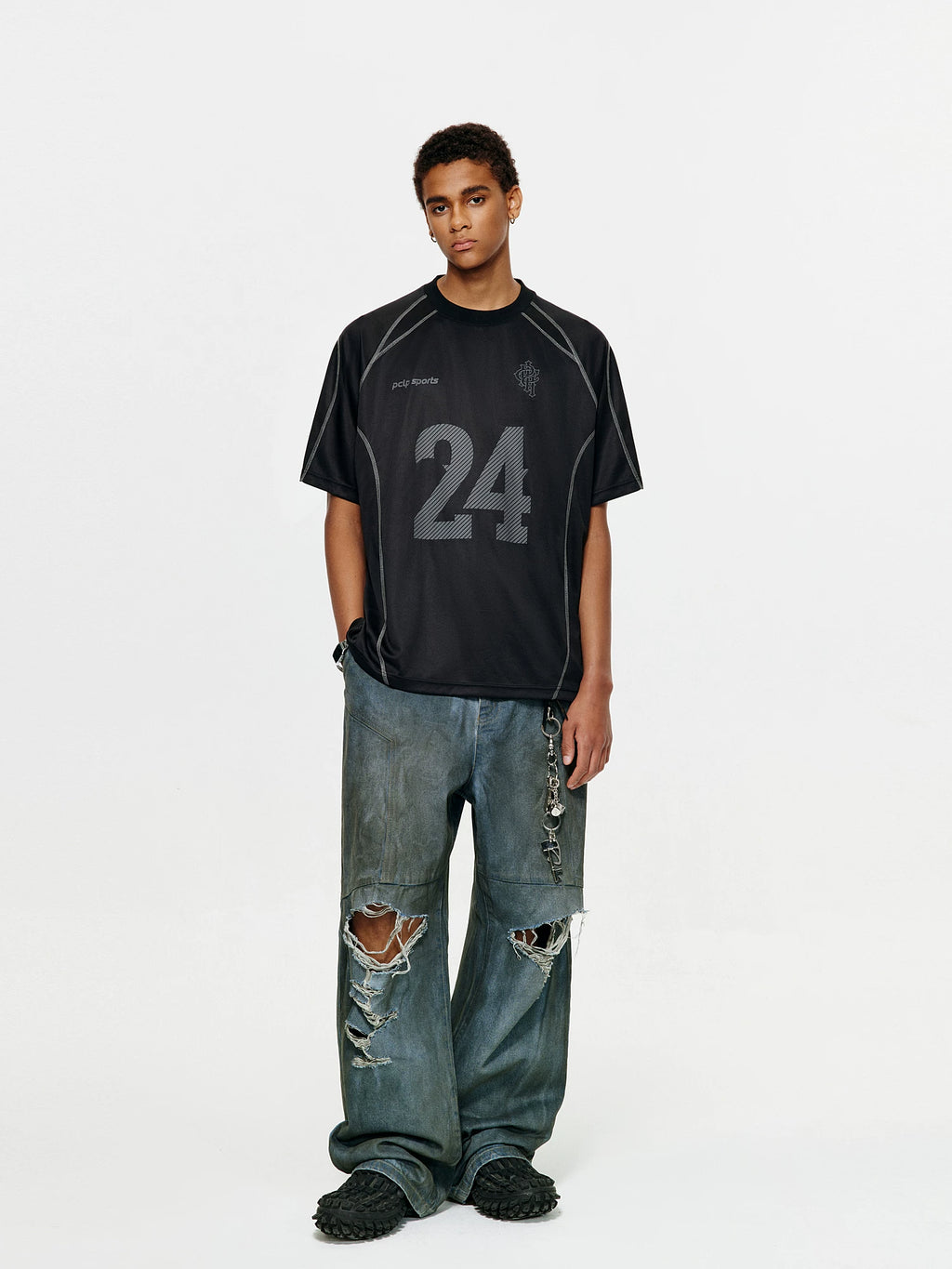 Graphic Football Jersey T-Shirt
