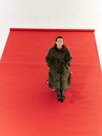 Oversized Mohair Blend Belted Coat