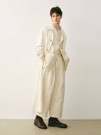 Cotton Hemp Pleated Balloon Trousers