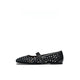 Manon Rhinestone Embellished Denim Flats
