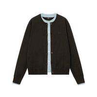 Wool Blend Embroidered Cardigan
