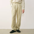 Linen Double Pleated Trousers
