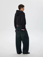 Distressed Patchwork Loose Fit Jeans