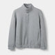 Magnetic Button Mock Neck Sweatshirt