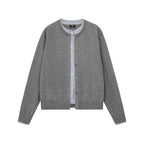 Wool Blend Embroidered Cardigan