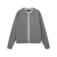 Wool Blend Embroidered Cardigan