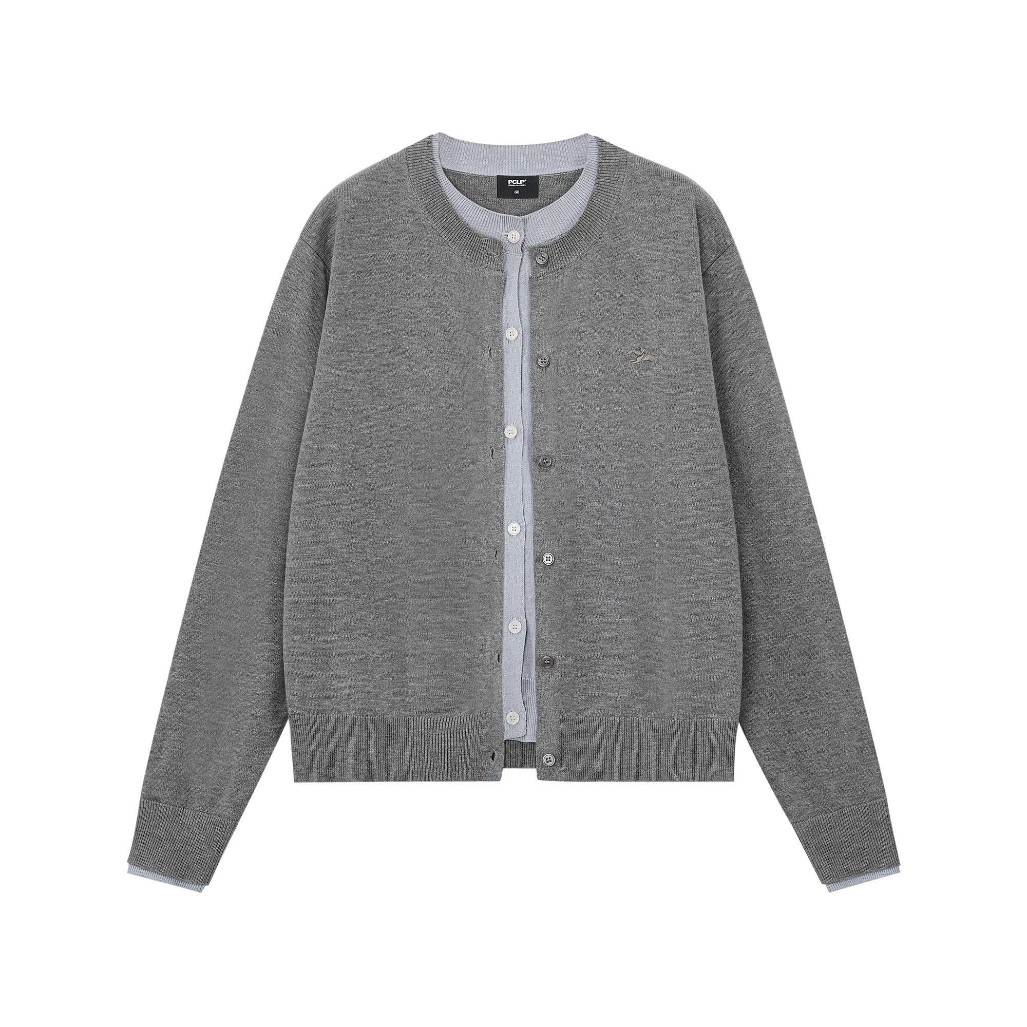 Wool Blend Embroidered Cardigan