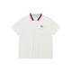 Snoopy Embroidered Cotton Polo Shirt