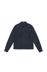 Linen Patch Pocket Button-Down Shirt