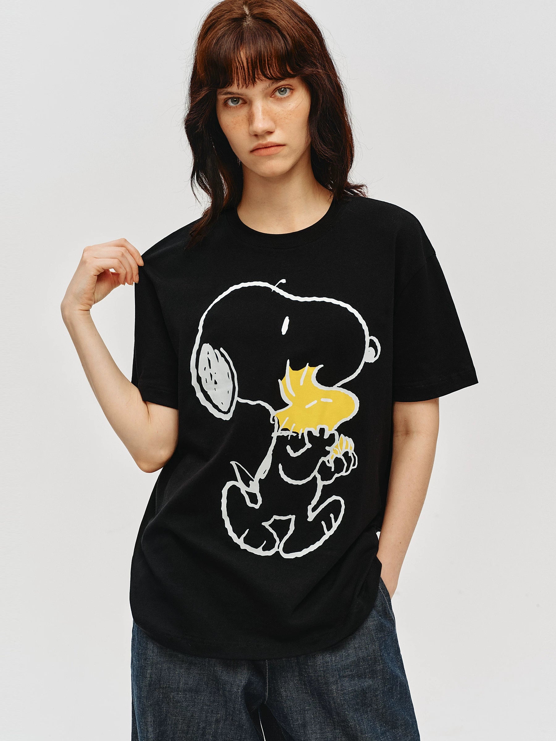Snoopy Graphic Cotton T-Shirt