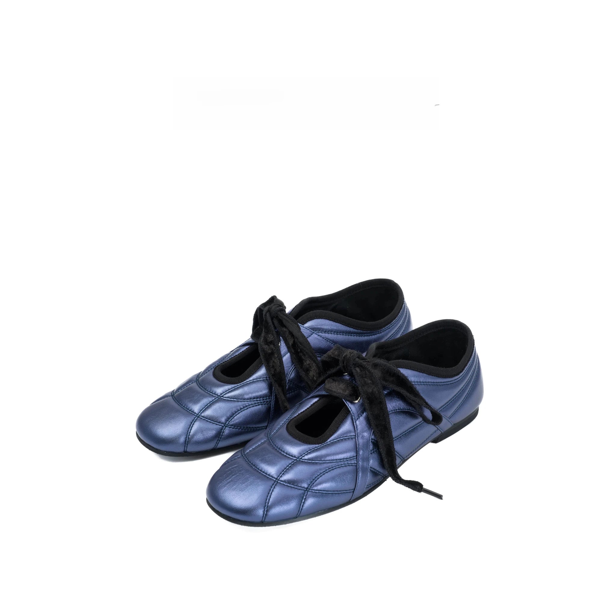 Quilted Leather Ballet Sneakers