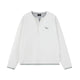 Embroidered Waffle Knit Henley