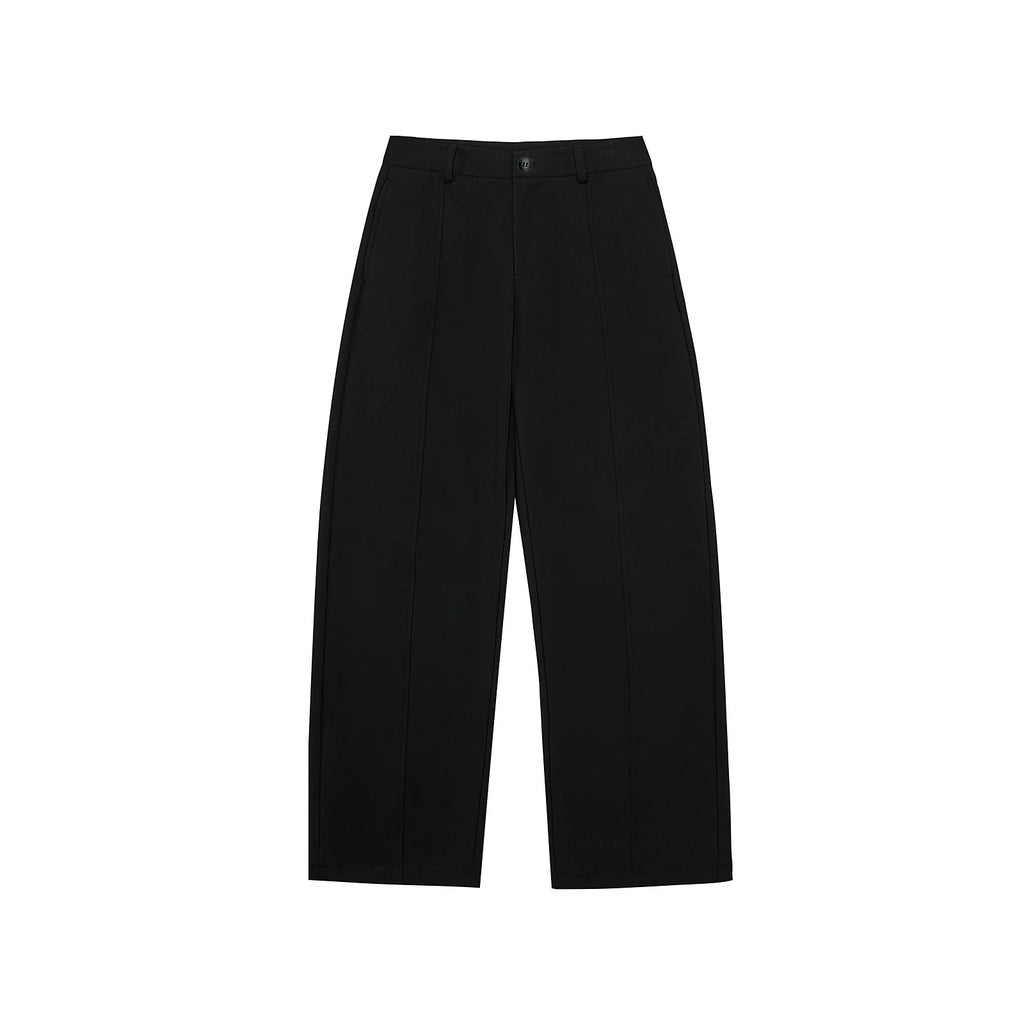 High-Waisted Tailored Wide-Leg Trousers