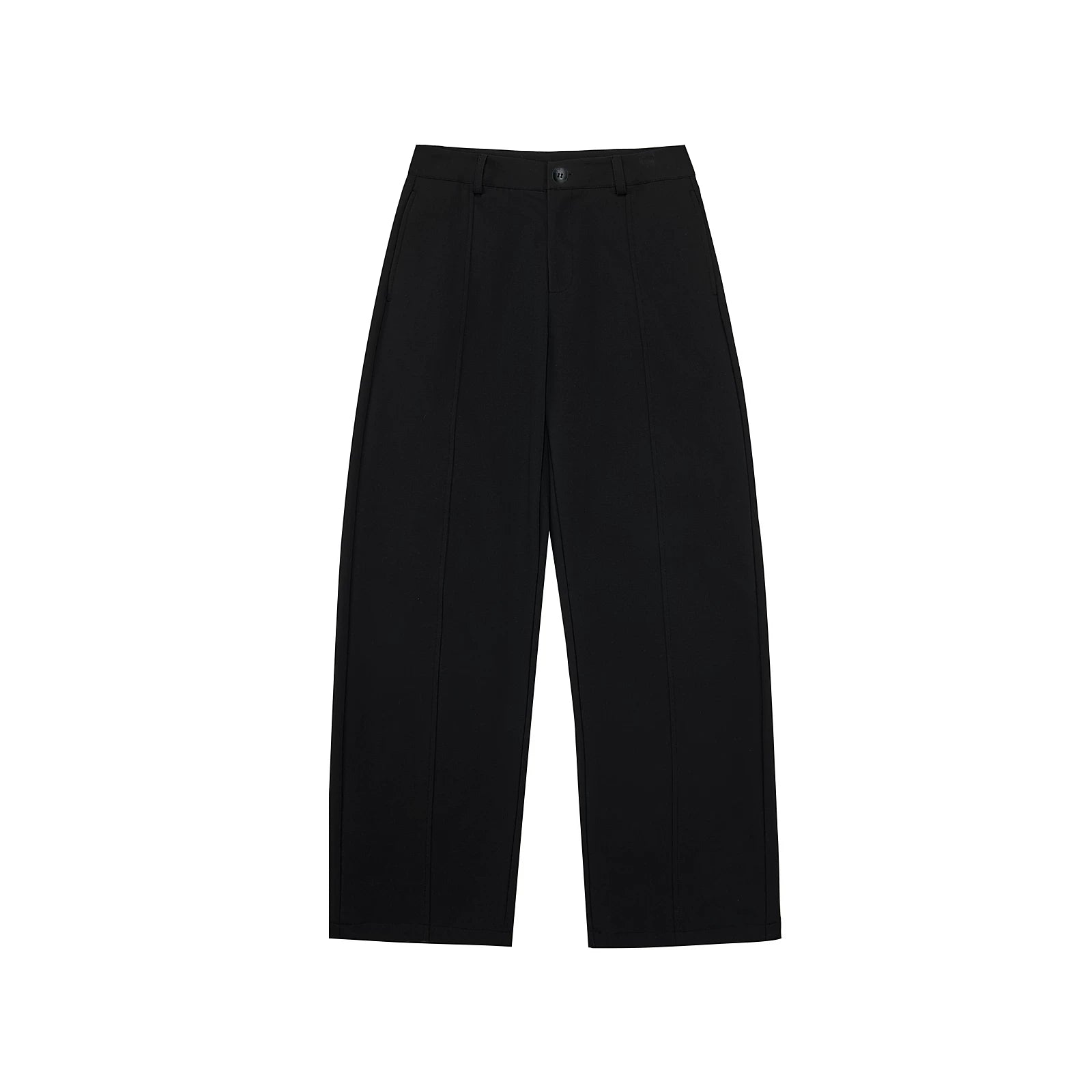 High-Waisted Tailored Wide-Leg Trousers
