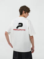Embroidered Logo Oversized T-Shirt