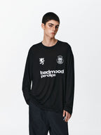 Graphic Print Oversized Long-Sleeve Tee