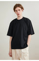 Mercerized Cotton Oversized Crew Neck T-Shirt