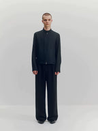 Iguacu Linen Stand Collar Jacket