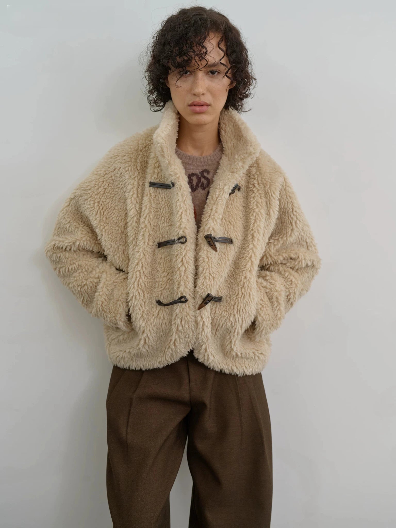 Faux Fur Toggle Jacket