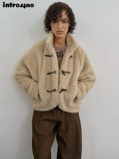 Faux Fur Toggle Jacket