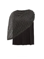 Asymmetrical Mesh Layered Sleeveless Top