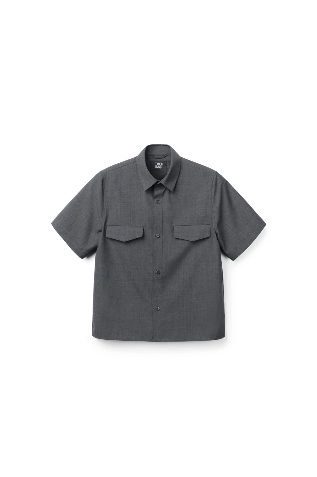 Wool Blend Utility Short Sleeve Shirt