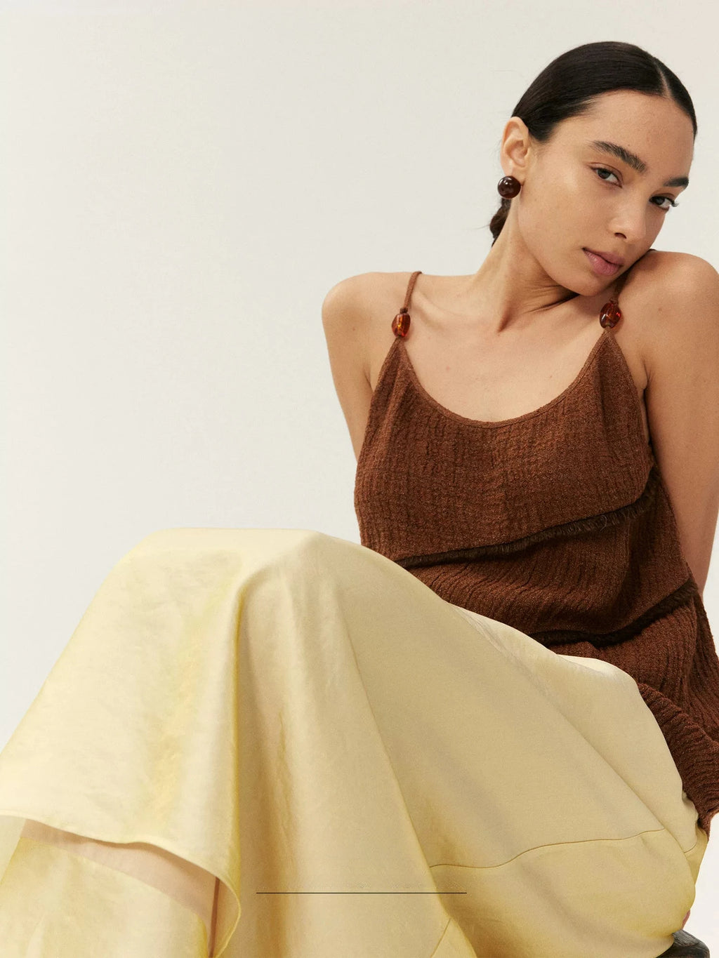 Textured Knit Beaded Camisole