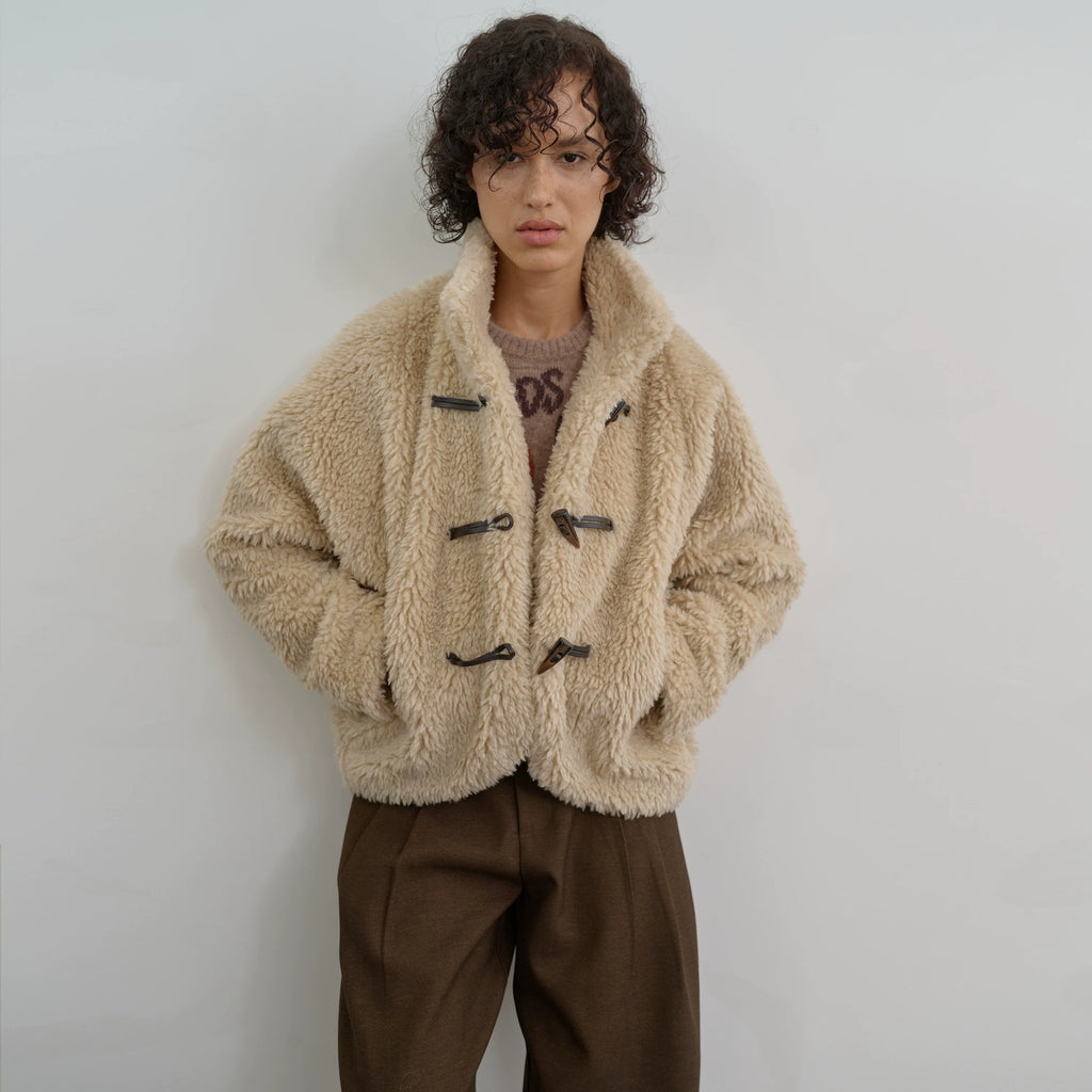 Faux Fur Toggle Jacket
