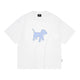 Gingham Puppy Patch Cotton T-Shirt