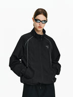 Technical Layered Hooded Windbreaker