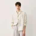 Silk Linen Floral Print Cuban Shirt