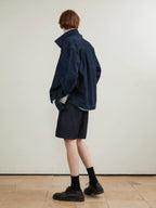 Oversized Indigo Denim Jacket