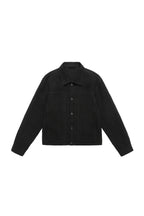 Linen Cropped Work Jacket