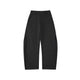 Architectural Wide-Leg Draped Trousers