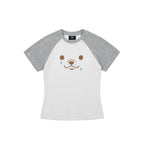 Crying Dog Graphic Raglan T-Shirt