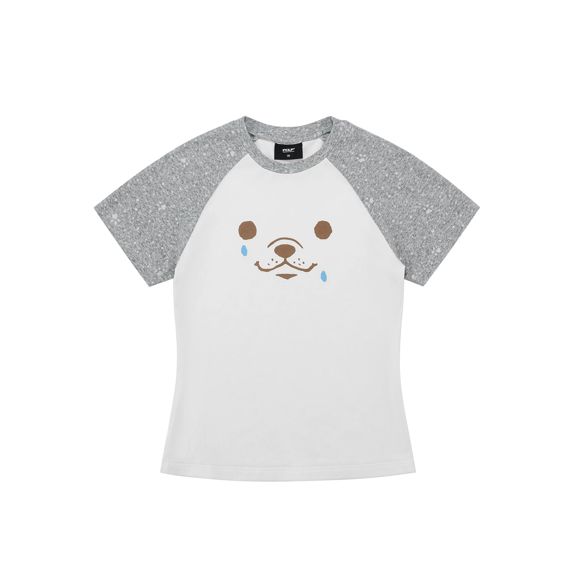 Crying Dog Graphic Raglan T-Shirt