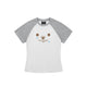 Crying Dog Graphic Raglan T-Shirt