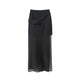 Double-Layered Hazy Maxi Skirt