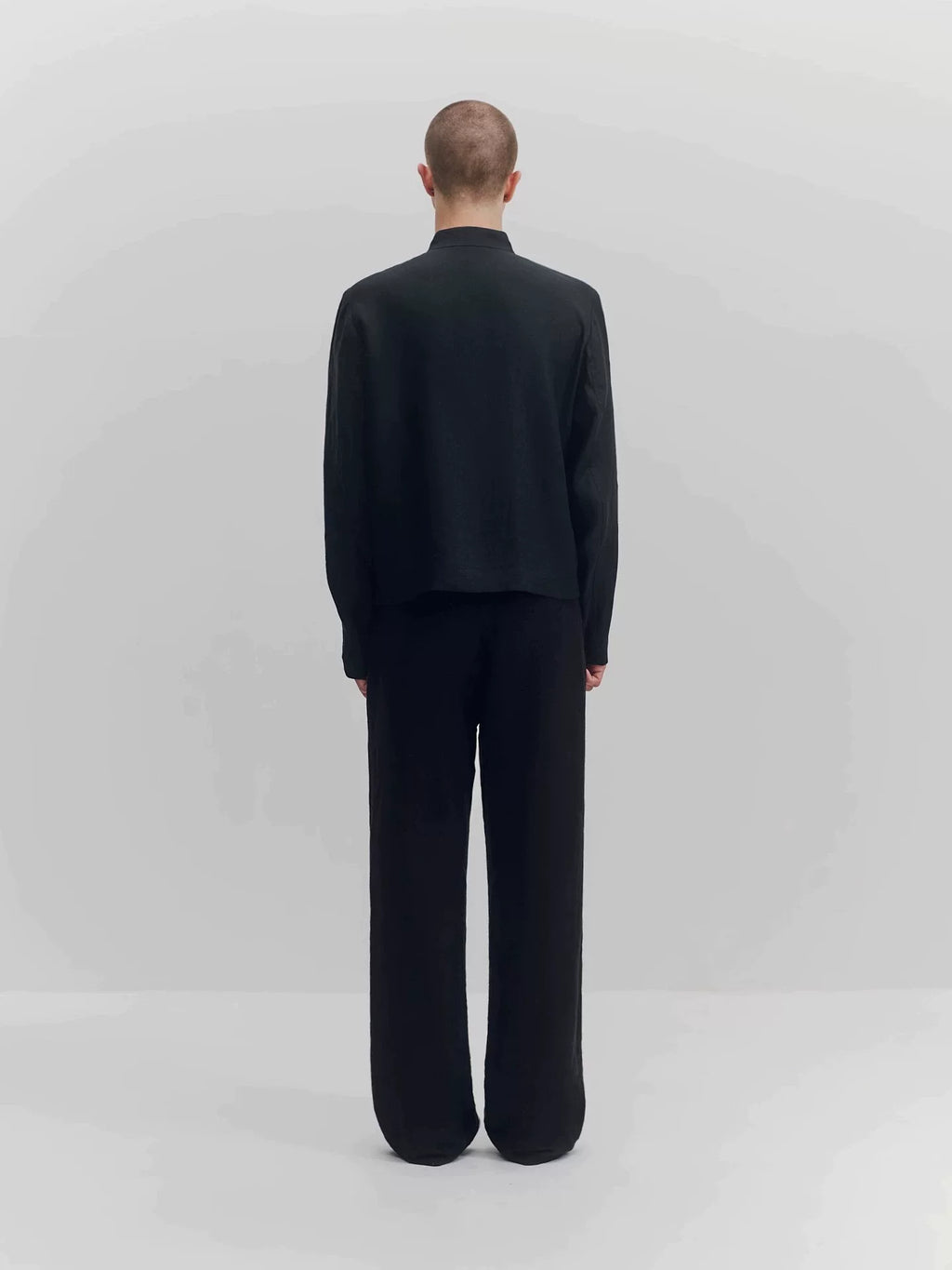 Iguacu Linen Stand Collar Jacket