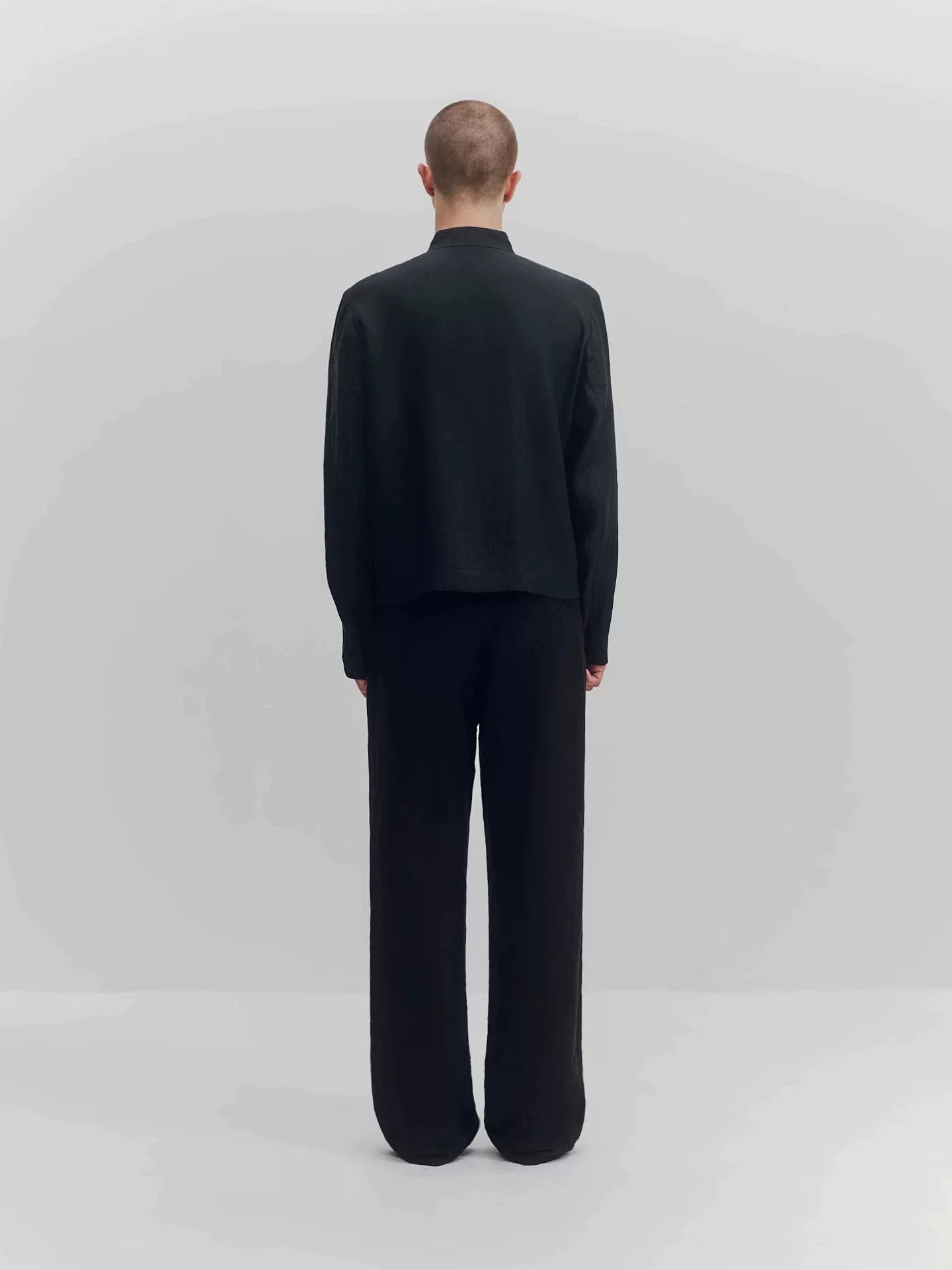 Iguacu Linen Stand Collar Jacket