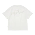 Faux Suede Pearl Embellished T-Shirt