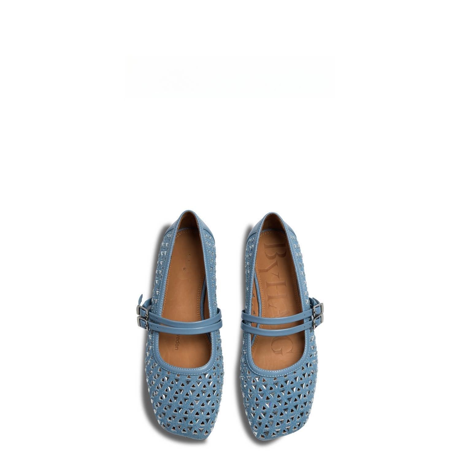Manon Rhinestone Embellished Denim Flats