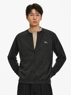 Wool Blend Embroidered Cardigan