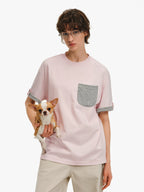 Striped Pocket Cotton T-Shirt