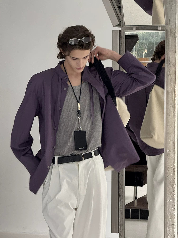 Oversized Cotton Button-Down Shirt