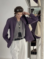 Oversized Cotton Button-Down Shirt