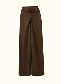 Draped Halter Neck Silk Vest